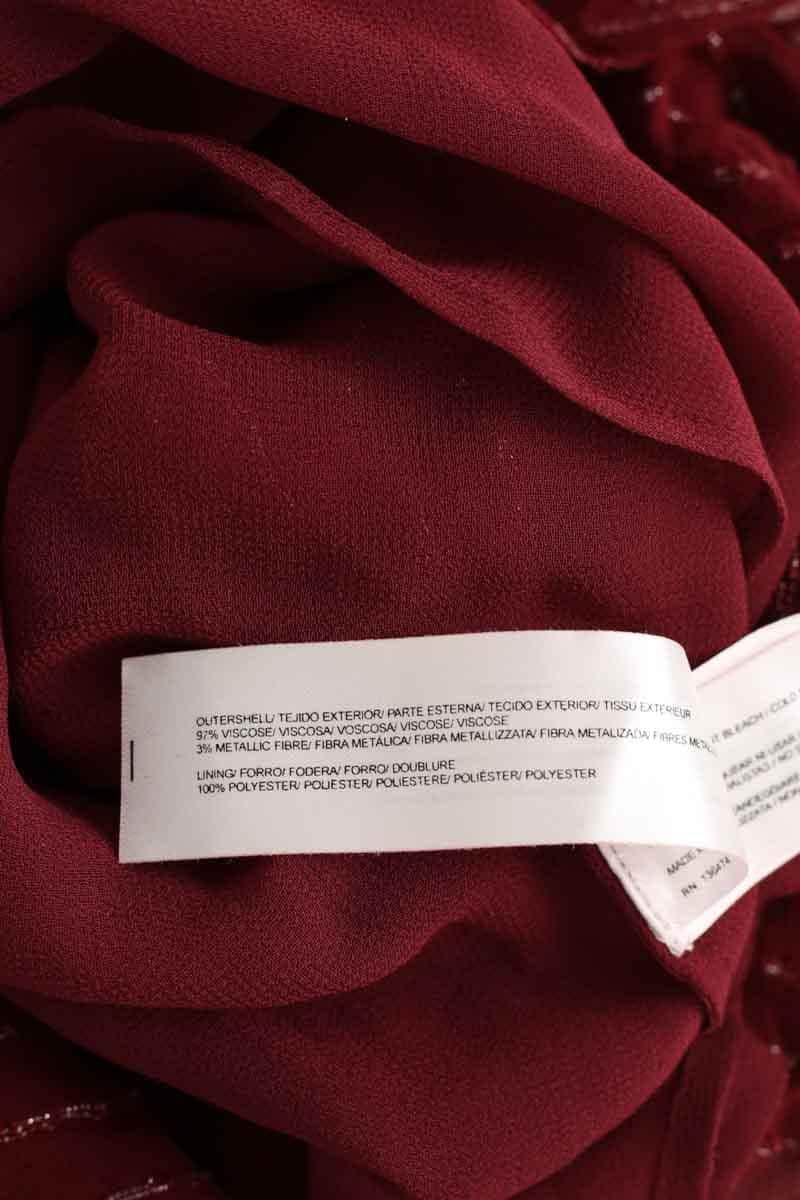 Robe Hoss Intropia Bordeaux en Viscose