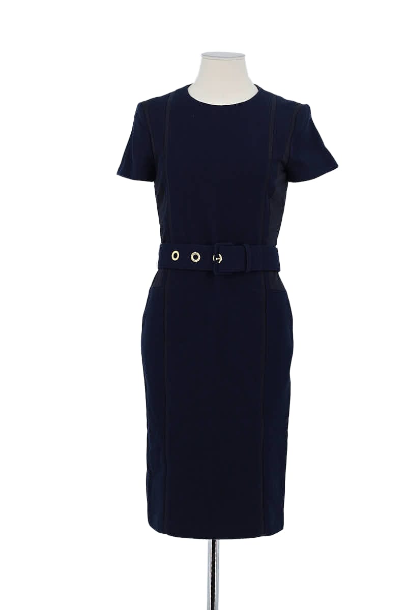 Robe Hugo Boss Marine en Coton, taille XS - Seconde Main