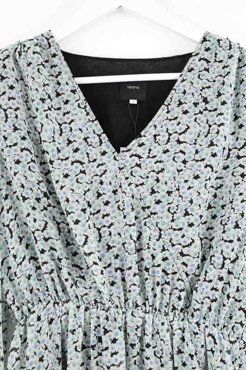 Robe Idano Amel Bleu en Viscose