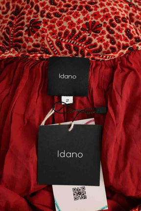 Robe Idano Timeo robe brique Rouge en Viscose