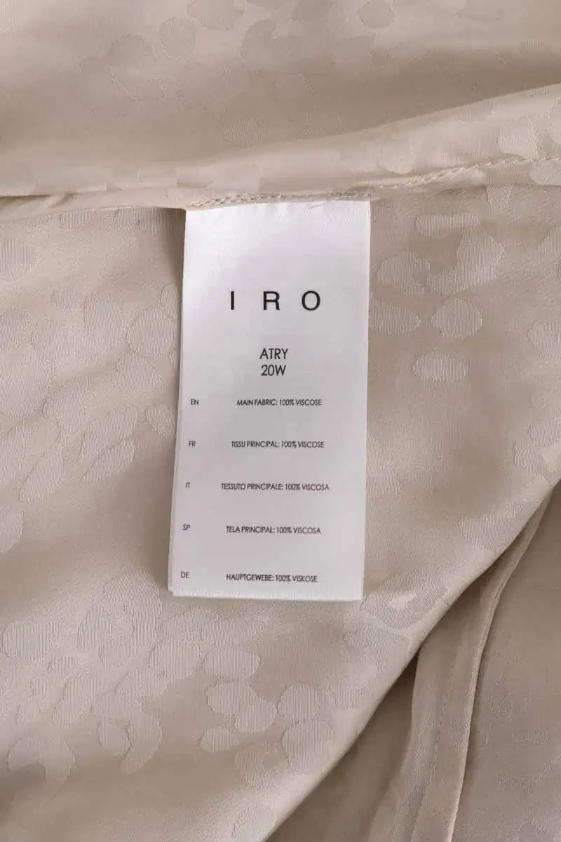 Robe Iro Atry Ecru en Viscose