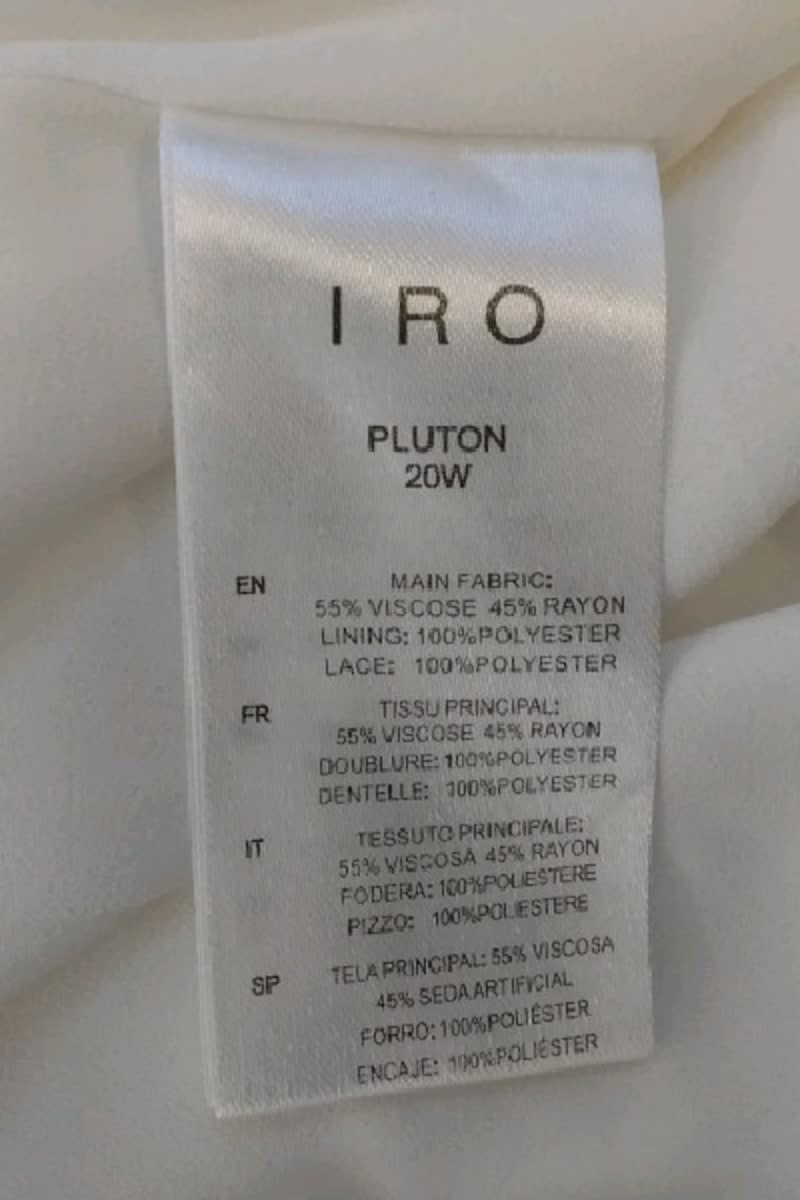 Robe Iro Blanc en Viscose
