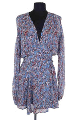 Robe Iro Bleu en Synthétique, taille M - Seconde Main