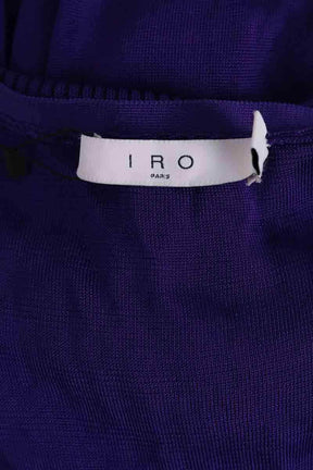 Robe Iro Charisa Violet en Viscose