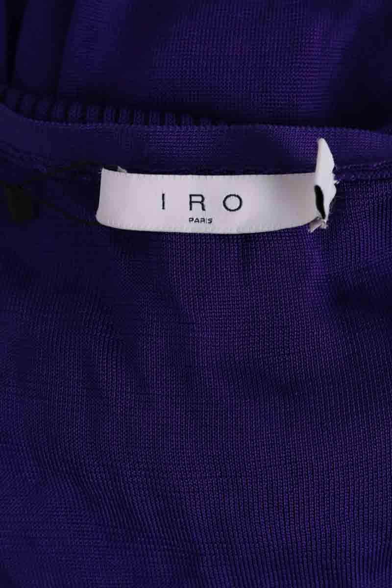 Robe Iro Charisa Violet en Viscose