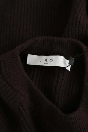 Robe Iro Marron en Cachemire