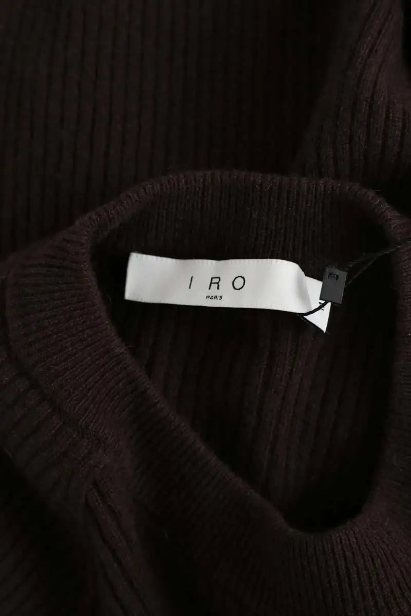 Robe Iro Marron en Cachemire