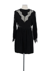 Robe Iro Noir en Polyester, taille M - Seconde Main
