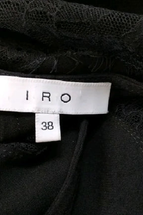 Robe Iro Noir en Polyester