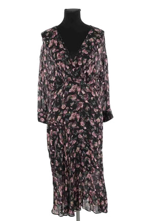 Robe Iro Noir en Synthétique, taille L - Seconde Main