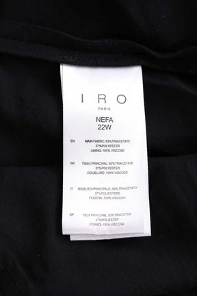 Robe Iro Noir en Synthétique