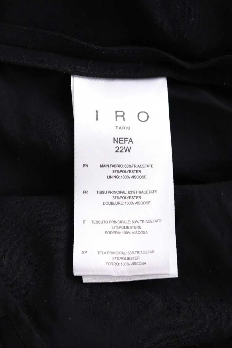 Robe Iro Noir en Synthétique