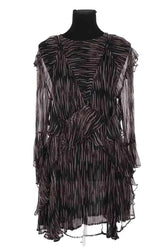 Robe Iro Noir en Viscose, taille S - Seconde Main