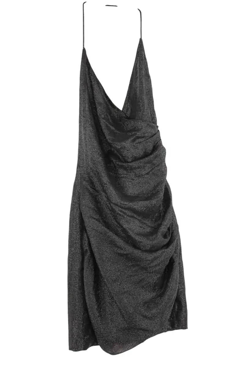 Robe Iro Noir en Viscose, taille XS - Seconde Main