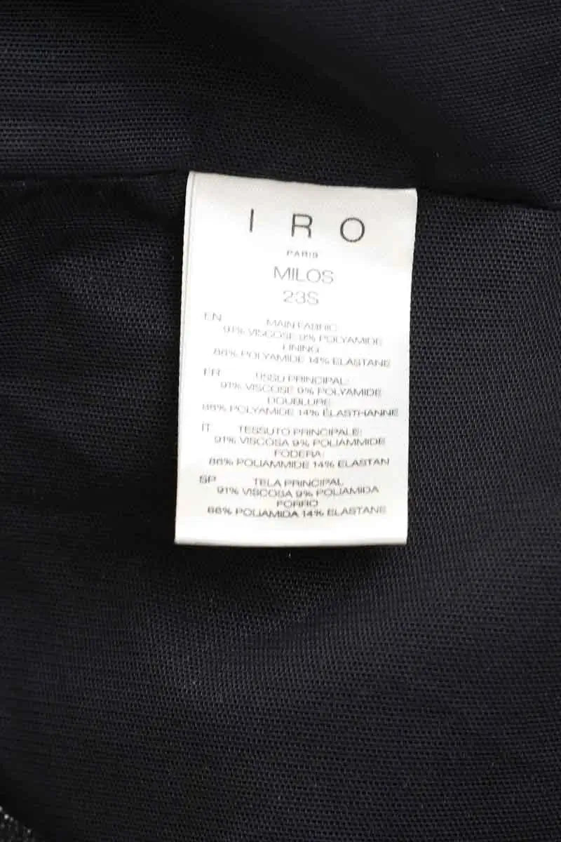 Robe Iro Noir en Viscose