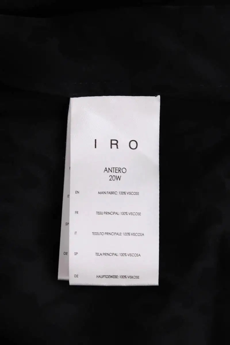 Robe Iro Noir en Viscose