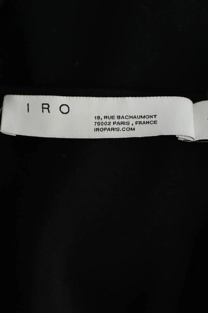 Robe Iro Robiela Noir en Polyester