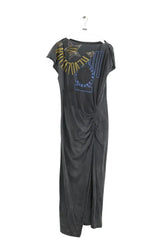Robe Isabel Marant Anthracite en Coton, taille S - Seconde Main