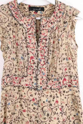 Robe Isabel Marant Beige en Synthétique
