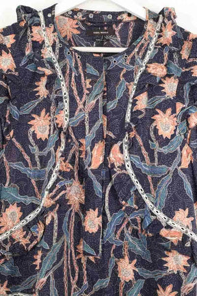 Robe Isabel Marant Bleu en Coton