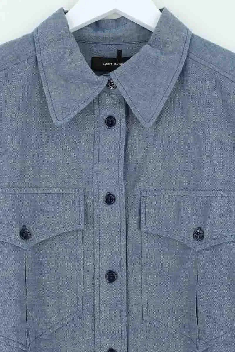 Robe Isabel Marant Bleu en Coton