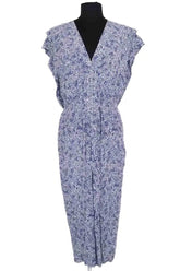 Robe Isabel Marant Bleu en Viscose, taille L - Seconde Main