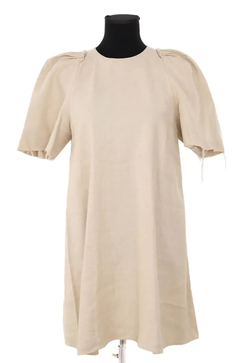 Robe Isabel Marant Étoile Beige en Lin, taille M - Seconde Main
