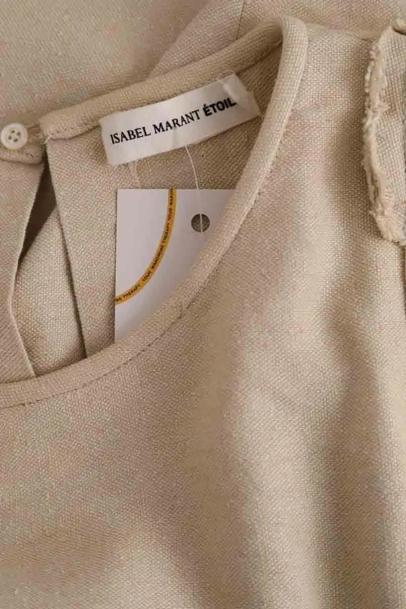 Robe Isabel Marant Étoile Beige en Lin