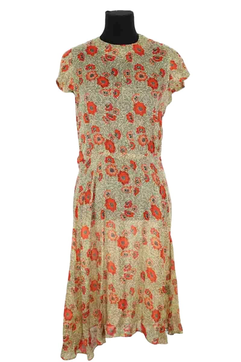 Robe Isabel Marant Étoile Beige en Viscose, taille S - Seconde Main