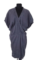 Robe Isabel Marant Étoile Bleu en Lin, taille L - Seconde Main