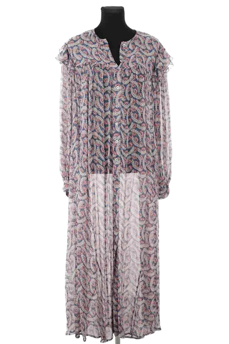 Robe Isabel Marant Étoile Bleu en Soie, taille S - Seconde Main