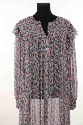 Robe Isabel Marant Étoile Bleu en Soie