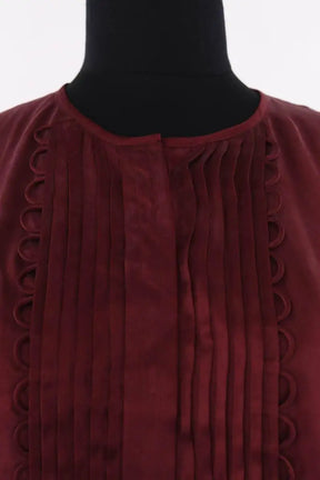 Robe Isabel Marant Étoile Bordeaux en Soie