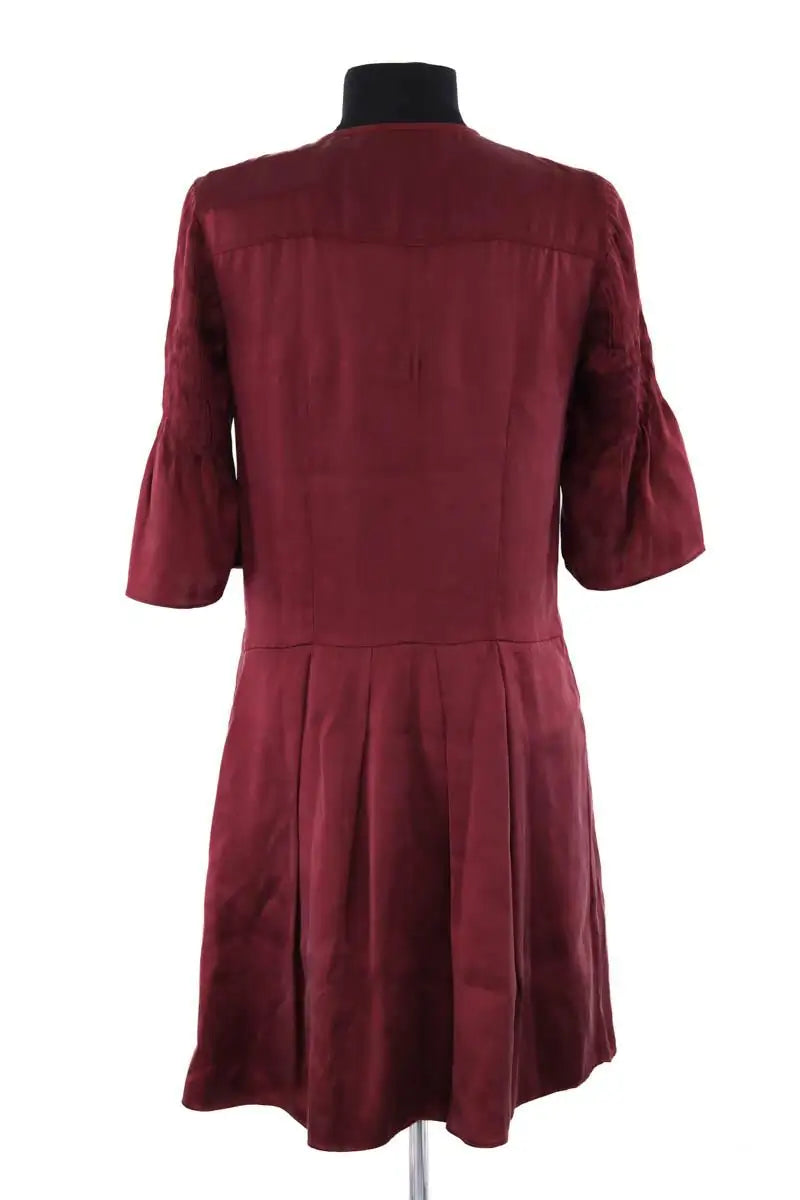 Robe Isabel Marant Étoile Bordeaux en Soie