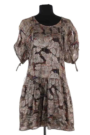 Robe Isabel Marant Étoile Doré en Soie, taille M - Seconde Main
