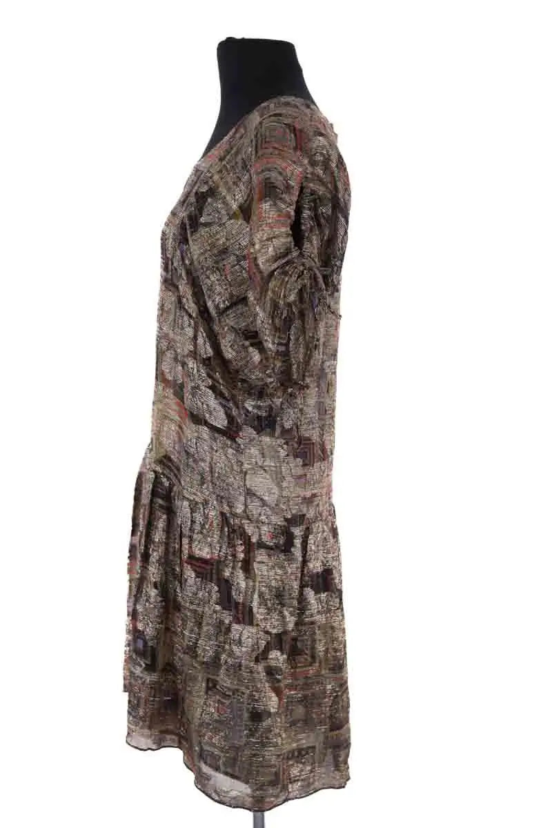 Robe Isabel Marant Étoile Doré en Soie