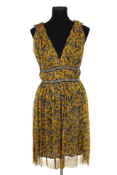 Robe Isabel Marant Étoile Jaune en Soie, taille S - Seconde Main