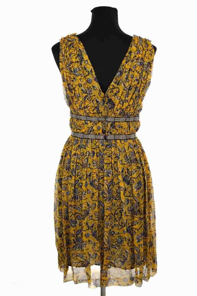 Robe Isabel Marant Étoile Jaune en Soie