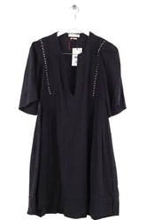 Robe Isabel Marant Étoile Noir en Coton, taille M - Seconde Main