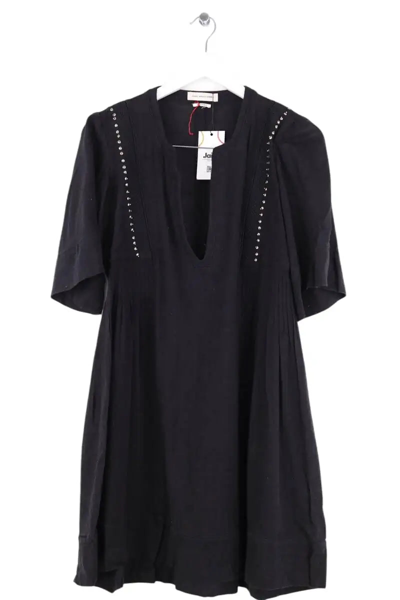 Robe Isabel Marant Étoile Noir en Coton, taille M - Seconde Main