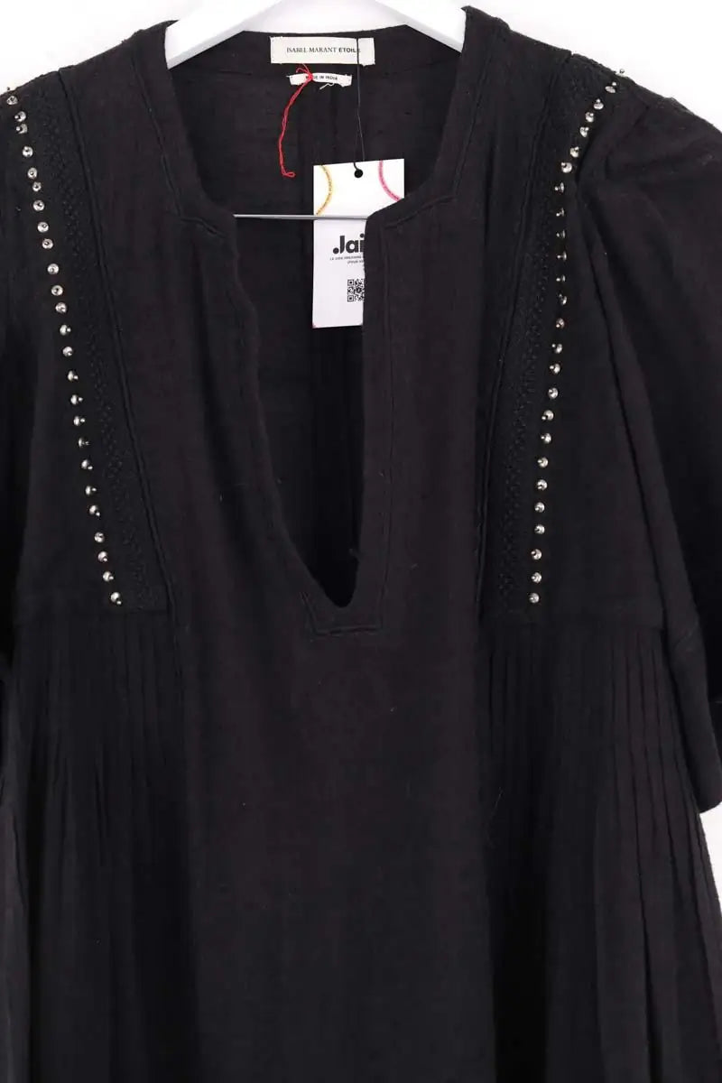 Robe Isabel Marant Étoile Noir en Coton
