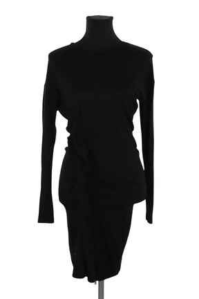 Robe Isabel Marant Étoile Noir en Laine, taille S - Seconde Main