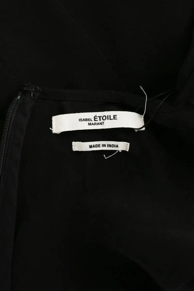 Robe Isabel Marant Étoile Noir en Polyester