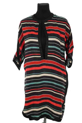 Robe Isabel Marant Étoile Noir en Soie, taille S - Seconde Main