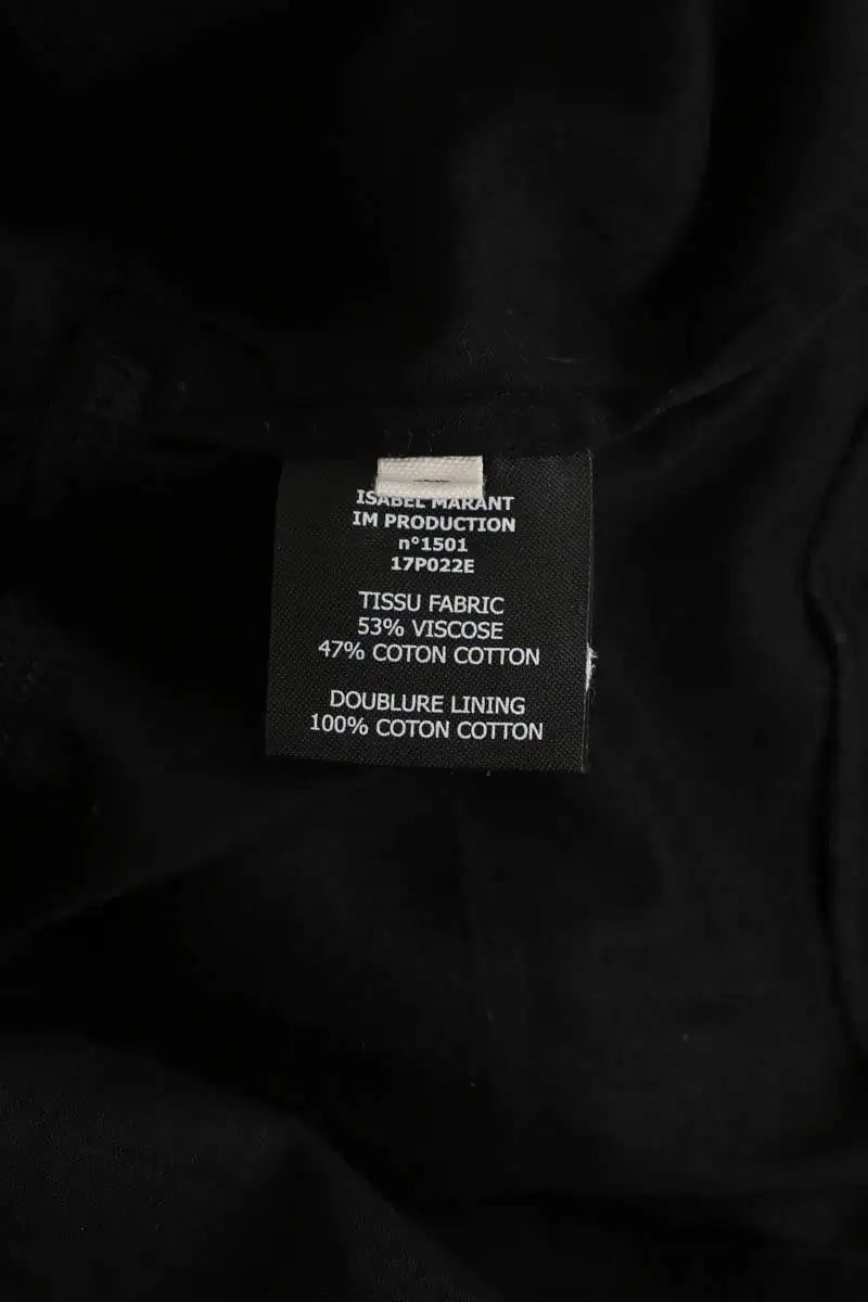 Robe Isabel Marant Étoile Noir en Viscose