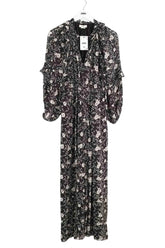 Robe Isabel Marant Étoile Noir en Viscose, taille S - Seconde Main