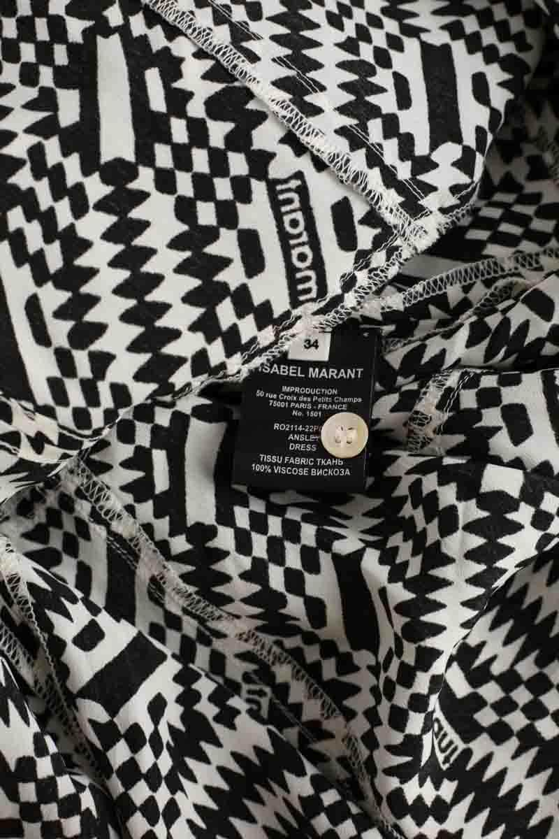 Robe Isabel Marant Étoile Noir en Viscose