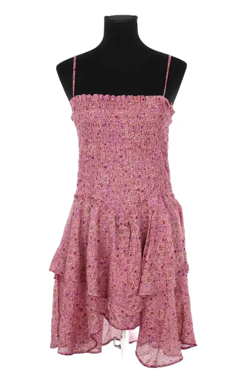 Robe Isabel Marant Étoile Rose en Coton, taille M - Seconde Main
