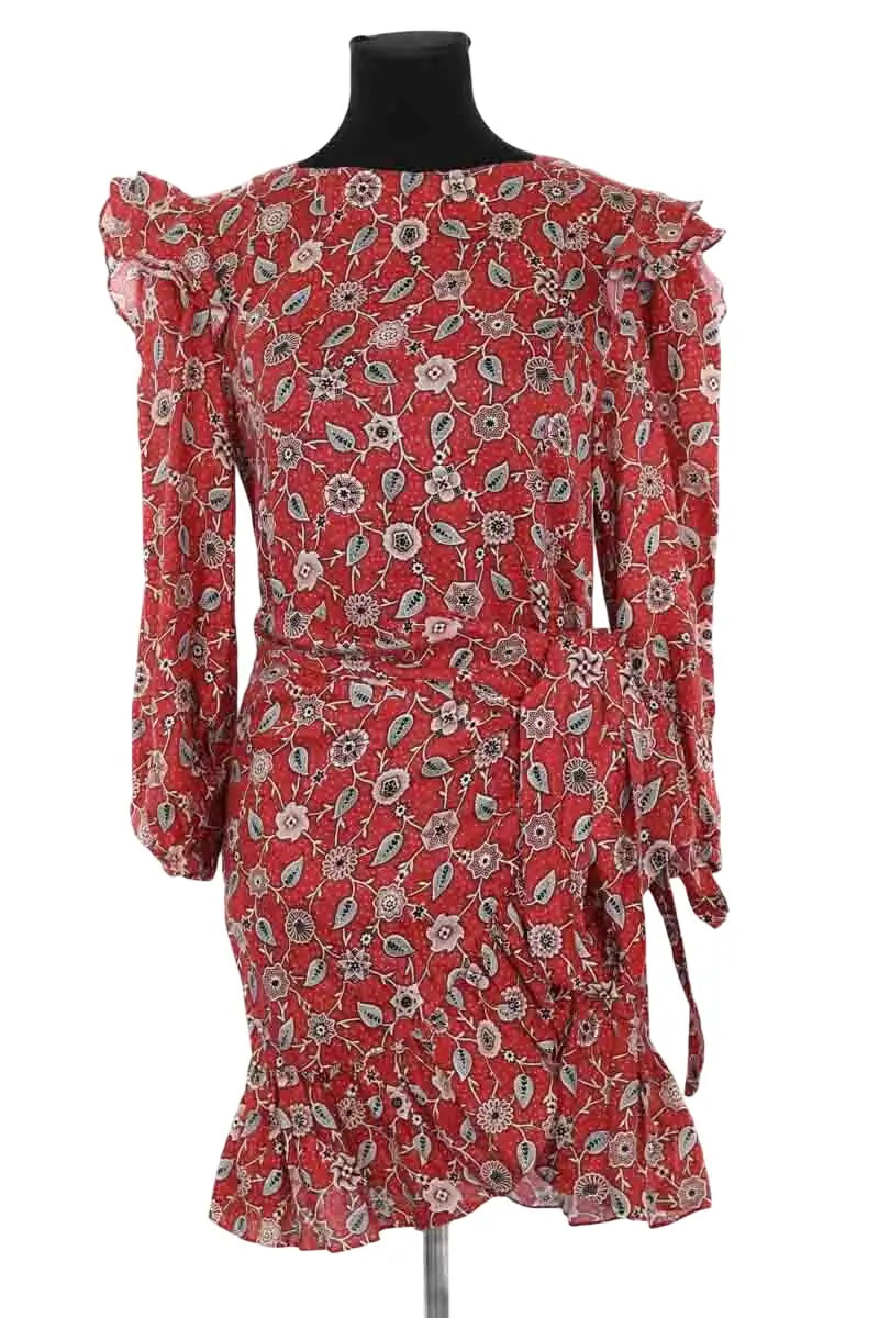 Robe Isabel Marant Étoile Rouge en Lin, taille M - Seconde Main