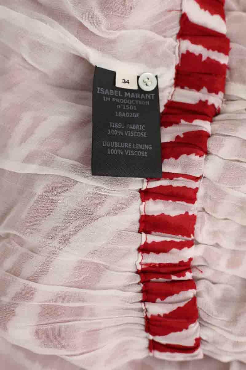 Robe Isabel Marant Étoile Rouge en Viscose
